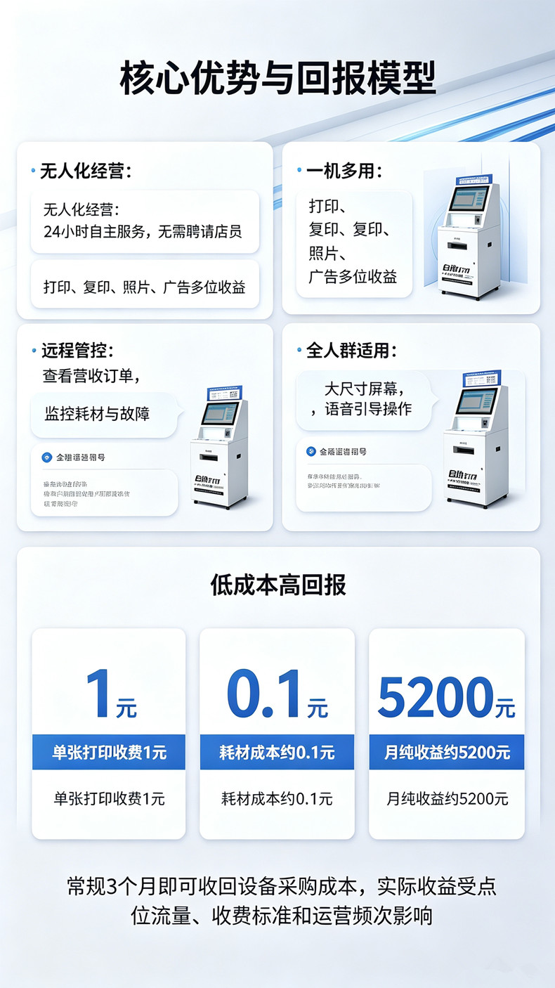 自助便民打印機